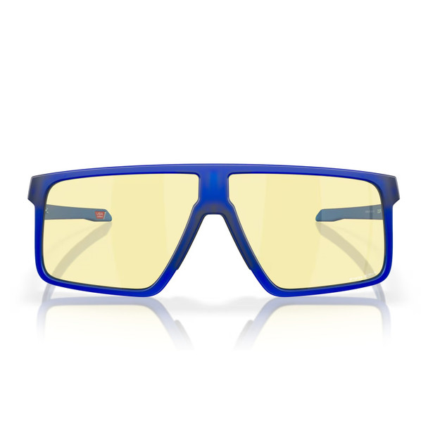 OAKLEY Unisex Helux Matte Crystal Blue Frame/ Prizm Gaming Lenses Rectangular Sunglasses (OO9285-0361)