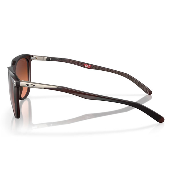 OAKLEY Men's Thurso Matte Rootbeer Frame/Prizm Brown Gradient Lenses Square Sunglasses (OO9286-0654)