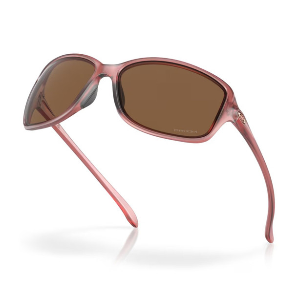 OAKLEY Women's Cohort Matte Transparent Berry Frame/Prizm Bronze Lenses Polarized Sunglasses (OO9301-1861)