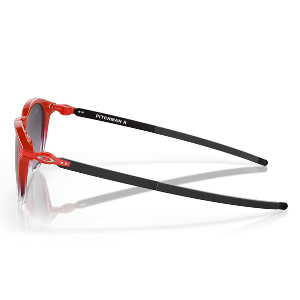OAKLEY Pitchman R Fabio Red Fade Frame/Prizm Black Gradient Lenses Sunglasses (OO9439-1750)