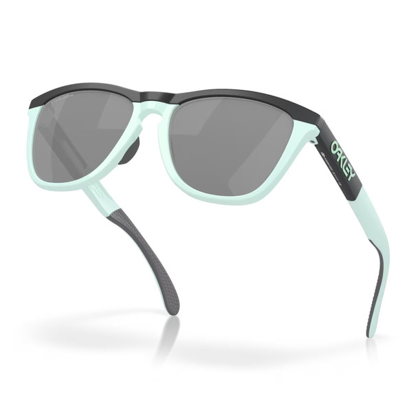 OAKLEY Frogskins Range Matte Carbon/Blue Milkshake Frame/Prizm Black Sunglasses (OO9284-0355)