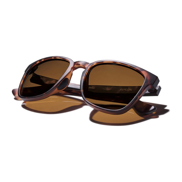 KAENON Avalon Matte Tortoise / Brown 12 Sunglasses (074MEMGL-B120)