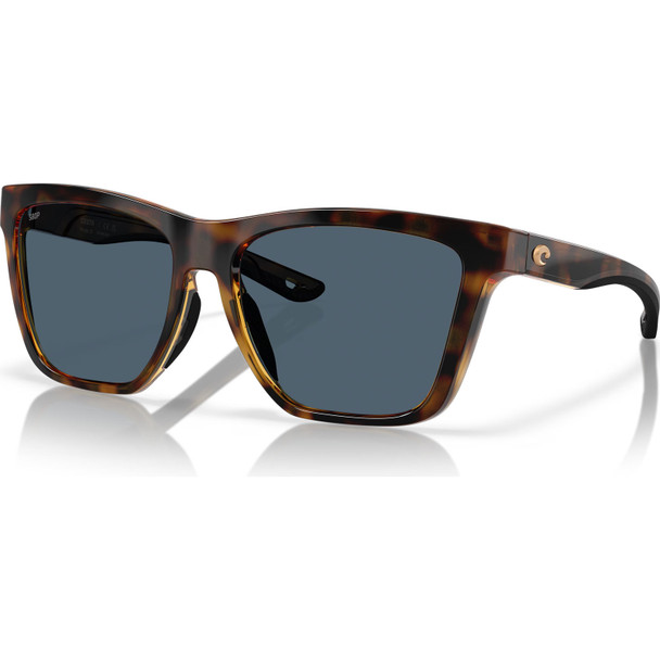 COSTA DEL MAR Women's Panga II Tortoise/Gray 580P Polarized Sunglasses (06S9122-91220557)