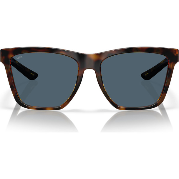 COSTA DEL MAR Women's Panga II Tortoise/Gray 580P Polarized Sunglasses (06S9122-91220557)