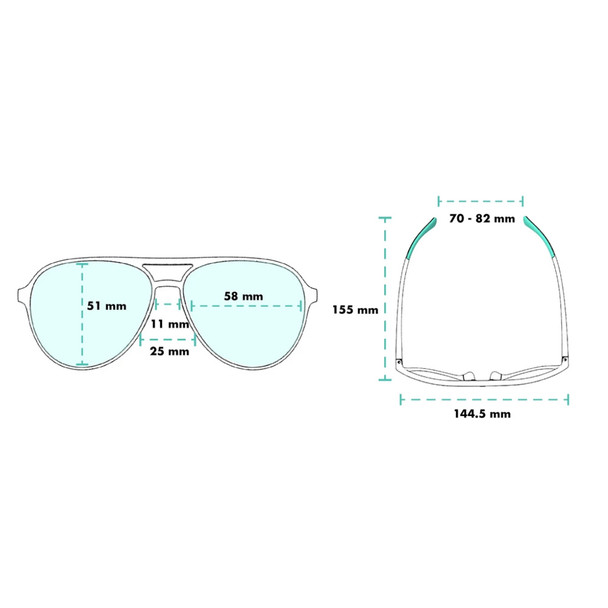 GOODR Mach G Amelia Earhart Ghosted Me Sunglasses MG-TR-BR1-NR