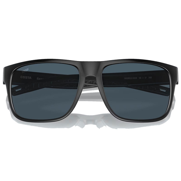COSTA DEL MAR Men's Spearo XL Matte Black/Gray Polarized Sunglasses 06S9013-90130659