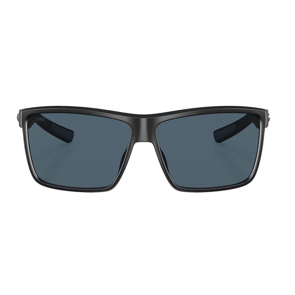 COSTA DEL MAR Men's Rinconcito Matte Black/Gray Polarized Sunglasses 06S9016-90160260