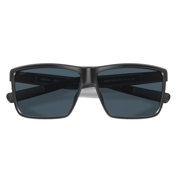COSTA DEL MAR Men's Rinconcito Matte Black/Gray Polarized Sunglasses 06S9016-90160260