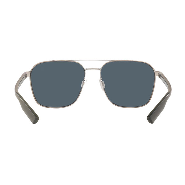 COSTA DEL MAR Men's Wader Brushed Gunmetal/Gray Silver Mirror Polarized Sunglasses 06S4003-40031858