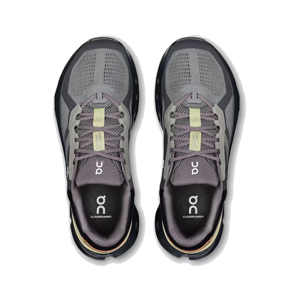 ON FOOTWEAR Mens Cloudrunner 2 Rock/Tangerine Running Shoes