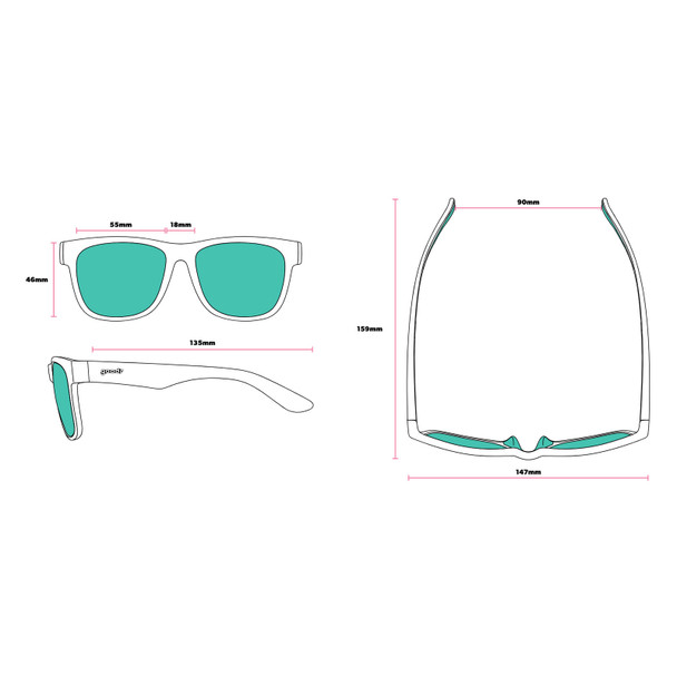 GOODR Underwater Thunder Plunder BFG Sunglasses G00607-BFG-01