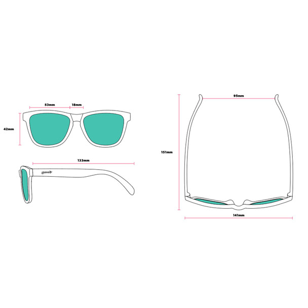 GOODR Candy Cloud Thirst Trap Sunglasses G00549-OG-01