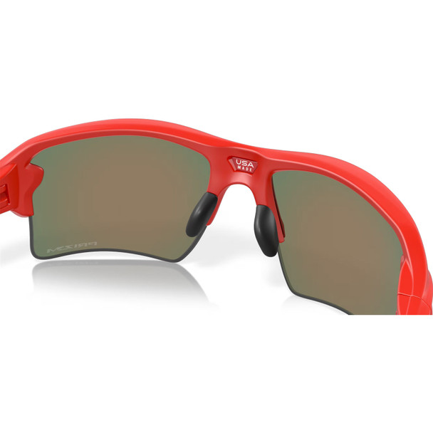 OAKLEY Flak 2.0 XL Matte Redline Frame/Prizm Ruby Lenses Sunglasses (OO9188-J159)