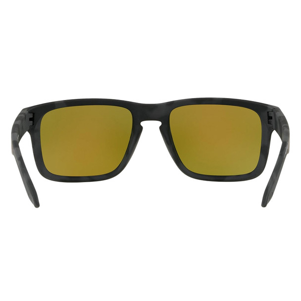 OAKLEY Holbrook Sunglasses with Black Camo Frame and Prizm Ruby Lens OO9102-E955