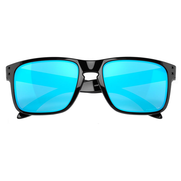 OAKLEY Holbrook Sunglasses with Polished Black Frame and Prizm Sapphire Lenses OO9102-F555