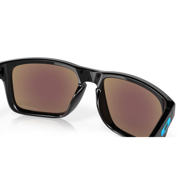 OAKLEY Holbrook Sunglasses with Polished Black Frame and Prizm Sapphire Lenses OO9102-F555