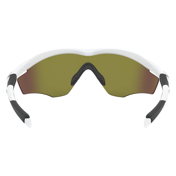 OAKLEY M2 Frame XL Sunglasses with Polished White Frame and Fire Iridium Lens OO9343-05