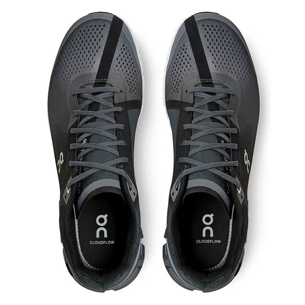 ON FOOTWEAR Men's Cloudflow Black/Asphalt Road Running Shoe