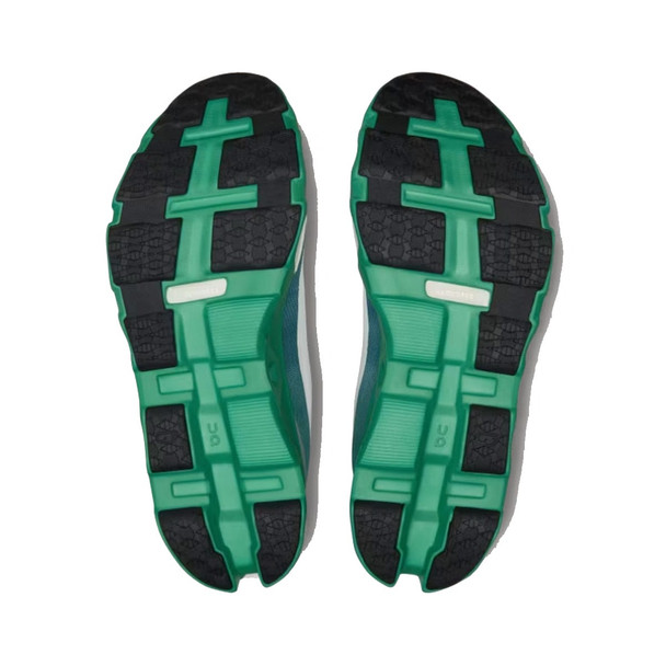 ON FOOTWEAR Men's Cloudmonster Hyper White/Mint Running Shoes