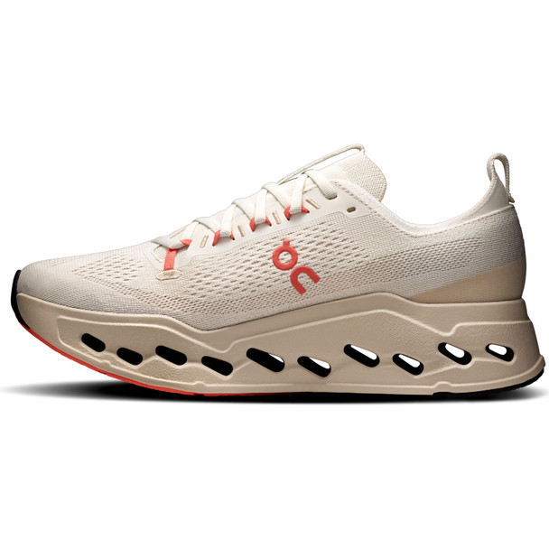 ON FOOTWEAR Men's Cloudsurfer Max Ivory/Salmon Shoes