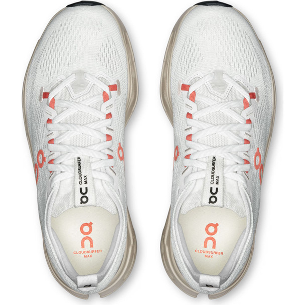 ON FOOTWEAR Women's Cloudsurfer Max Ivory/Salmon Shoes