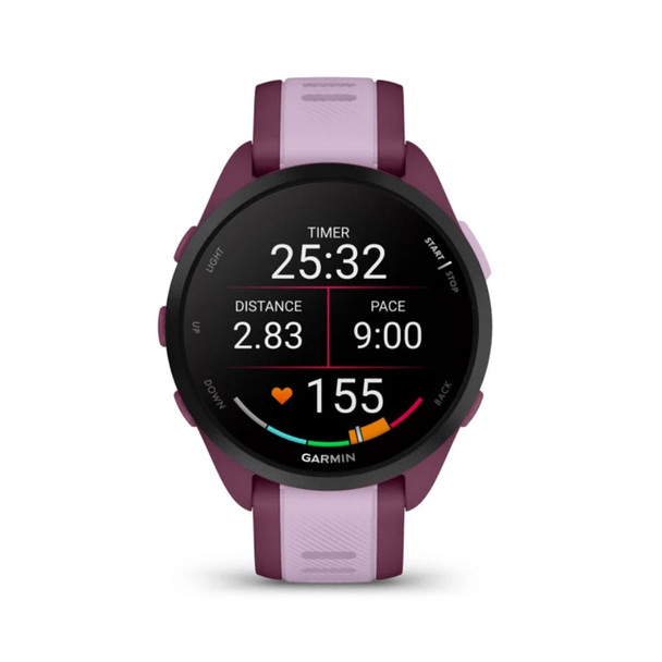 GARMIN Forerunner 165 Music Berry/Lilac Smartwatch 010-02863-33