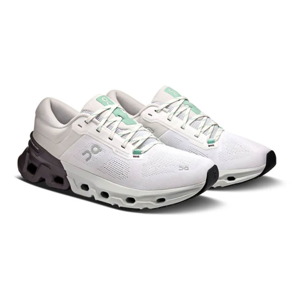 ON FOOTWEAR Men's Cloudflyer 5 White/Pebble Running Shoes