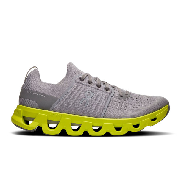 ON FOOTWEAR Men's Cloudswift 4 Alloy/Lime Running Shoes