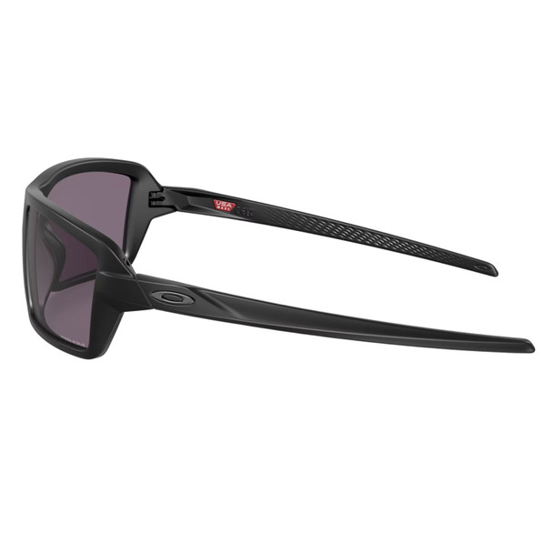 OAKLEY Cables Sunglasses with Matte Black Frame and Prizm Grey Lens (OO9129-0163)