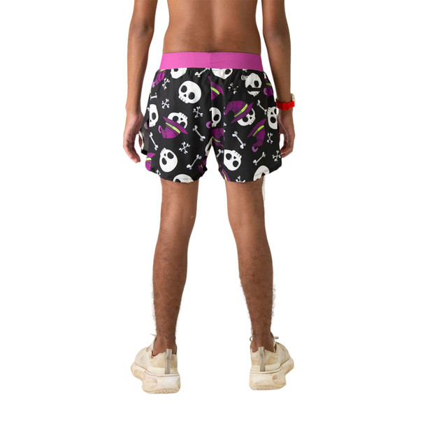 CHICKNLEGS Men's Skulls 4" Half Split Shorts