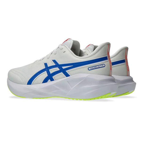 ASICS Men's Novablast 5 ATC White/Tuna Blue Running Shoes (1011C137.100)