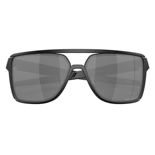 OAKLEY Men's Castel Sunglasses with Matte Black Ink Frame and Prizm Black Polarized Lens (OO9147-0263)