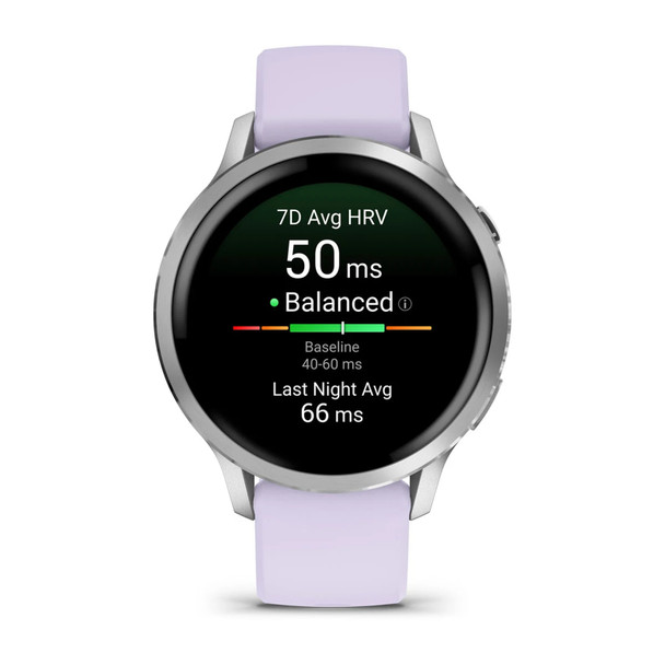 GARMIN Venu 4 41mm Gray/Silver/Periwinkle GPS Smartwatch (010-03013-01)