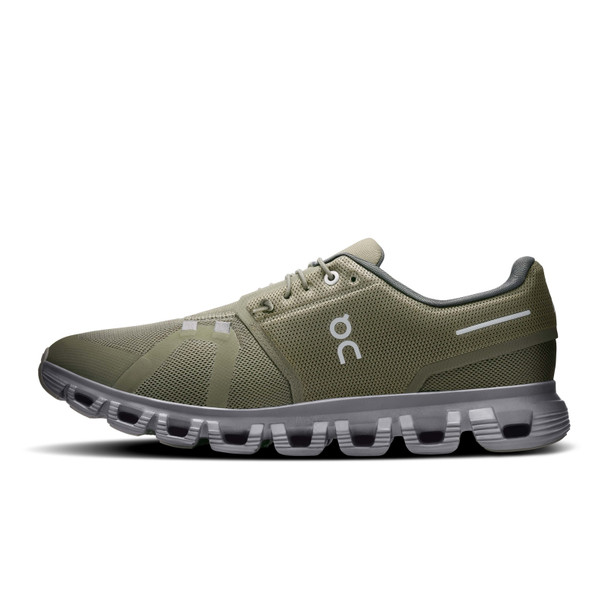 ON FOOTWEAR Men's Cloud 6 Olive/Eclipse Running Shoes
