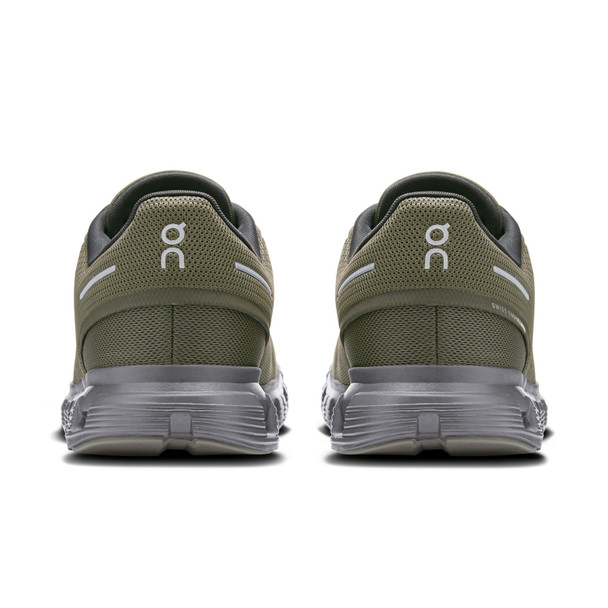 ON FOOTWEAR Men's Cloud 6 Olive/Eclipse Running Shoes
