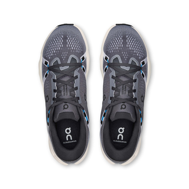 ON FOOTWEAR Men's Cloudsurfer 2 Black/Malibu Running Shoes