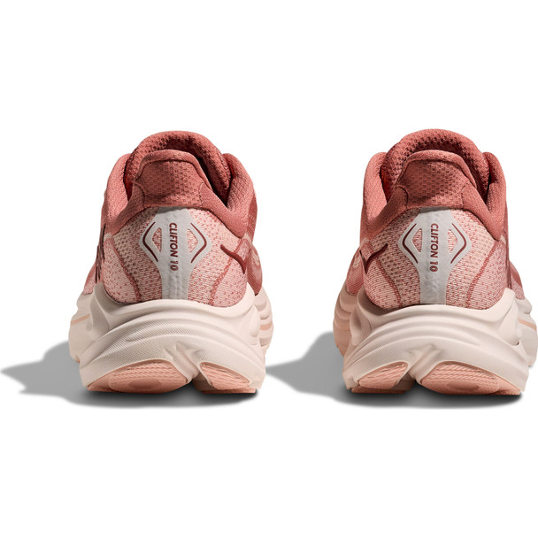 HOKA Women's Clifton 10 Wide Blush/Rose Latte Shoes