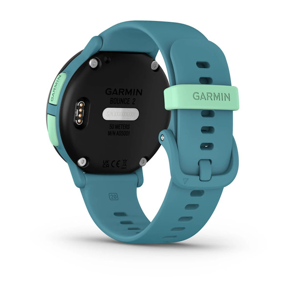 GARMIN Kid's Bounce 2 Turquoise Smartwatch (010-03399-02)