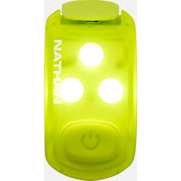 NATHAN SPORTS StrobeLight 2 Safety Yellow OSFM Light Clip (NS60560-40046-OSFM)