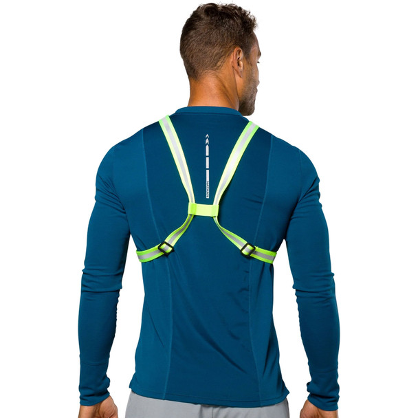 NATHAN SPORTS Hypernight Reflective Lite Safety Yellow OSFM Vest (NS60320-40046-OSFM)