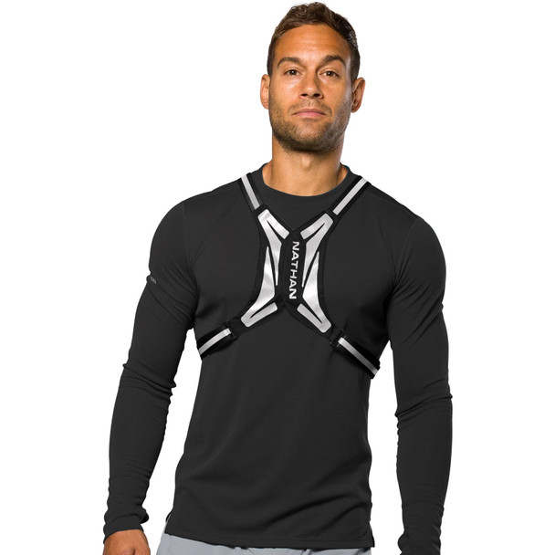 NATHAN SPORTS Hypernight Reflective Lite Black OSFM Vest (NS60320-00001-OSFM)