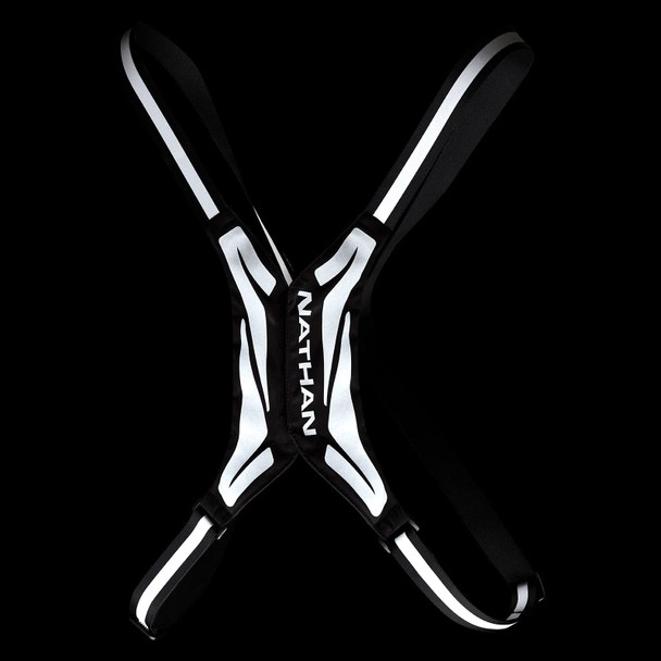 NATHAN SPORTS Hypernight Reflective Lite Black OSFM Vest (NS60320-00001-OSFM)