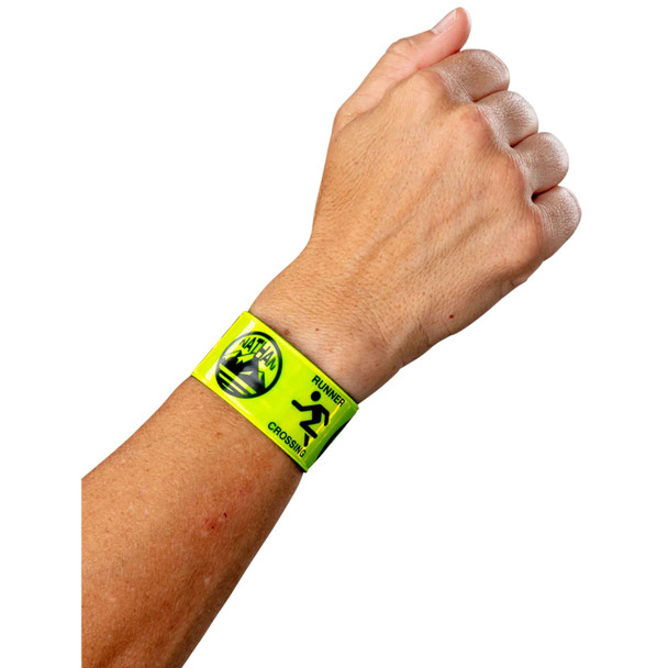 NATHAN SPORTS Inspired/Hi-Viz Yellow Reflex Band (NS1014-0227-00)