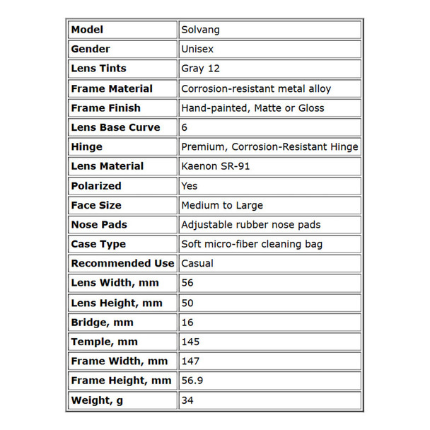 KAENON Solvang Matte Black/Gray 12% Polarized Sunglasses (080MBMBGN-G120)