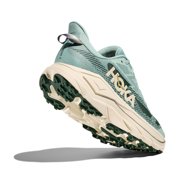 HOKA Men's Challenger 8 Wide Jade/Truffle Salt Trail Running Shoes
