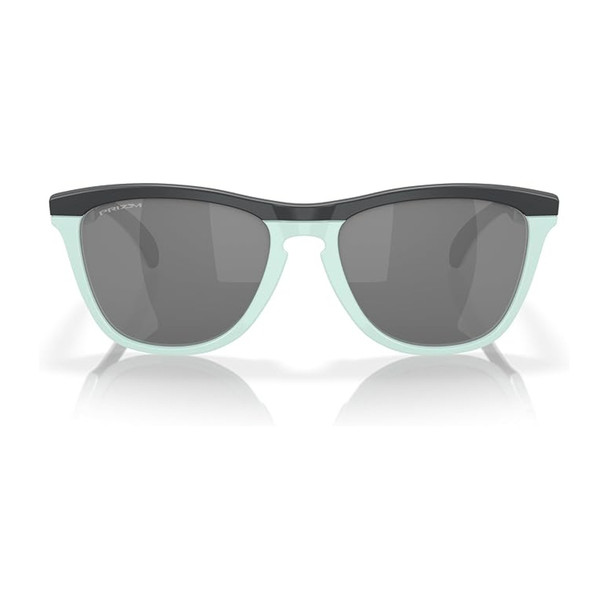 OAKLEY Frogskins Range Matte Carbon/Blue Milksh Frame/Prizm Black Lenses Sunglasses (OO9284-355)