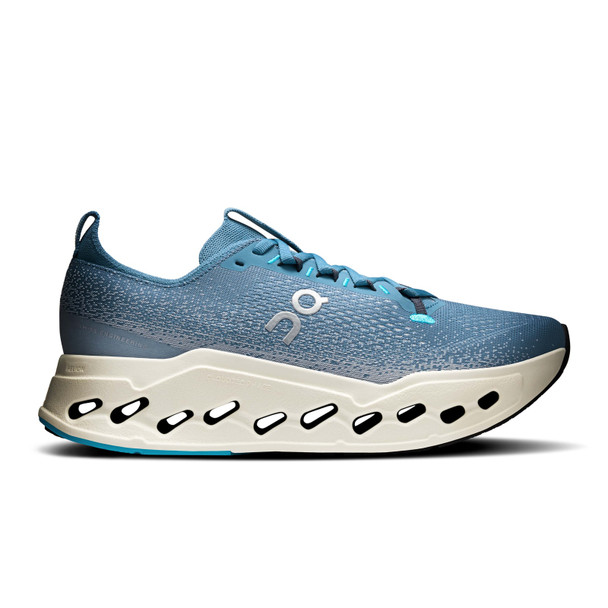 ON FOOTWEAR Men's Cloudsurfer Max Dust/Ivory Running Shoes