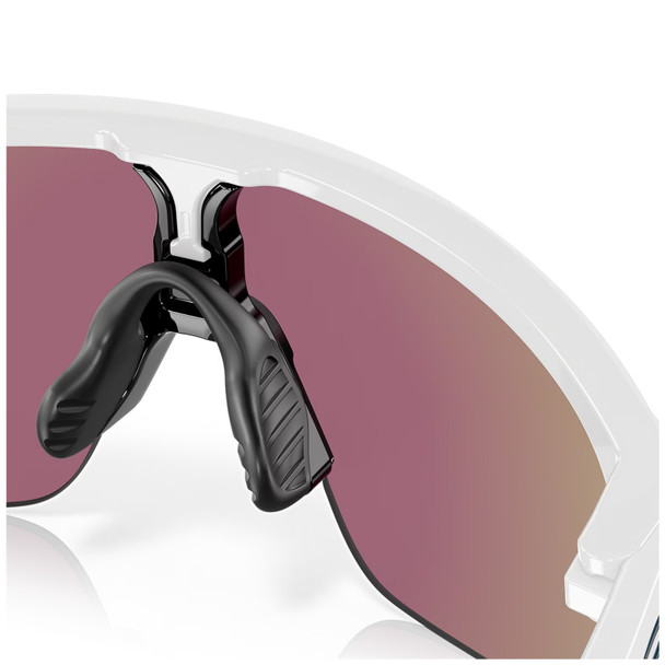 OAKLEY Youth Resistor Polished White Frame/Prizm Sapphire Lenses Sunglasses (OJ9010-0723)