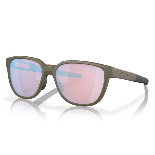 OAKLEY Actuator Matte Dark Brush Frame/Prizm Snow Sapphire Lenses Rectangular Sunglasses (OO9250-957)