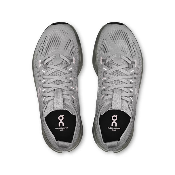 ON FOOTWEAR Women's Cloudsurfer Max Alloy/Asphalt Running Shoes